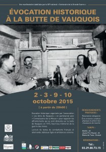 Evocation Historique Butte de Vauquois octobre 2015
