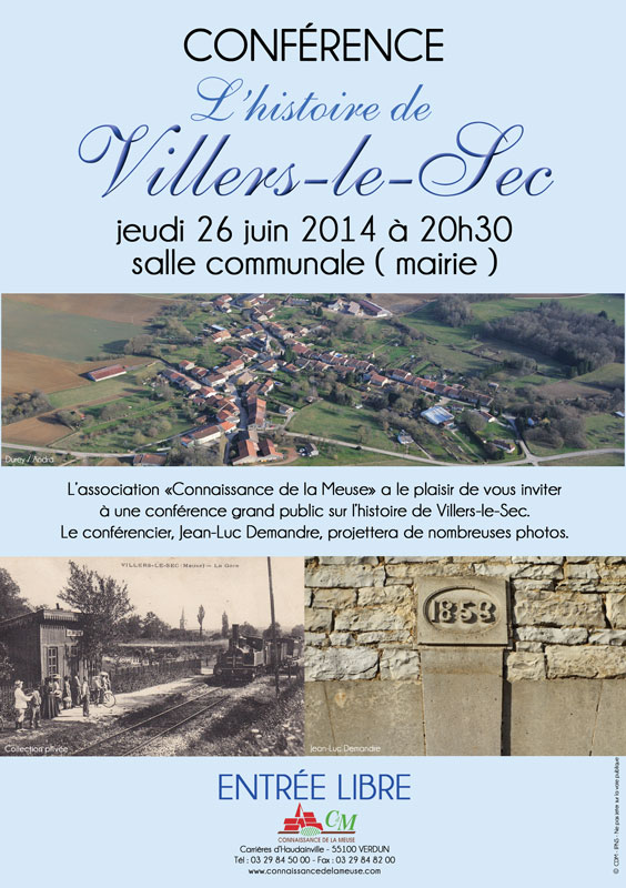 Cycle de Conférences les 26 juin, 1er juillet et 2 juillet