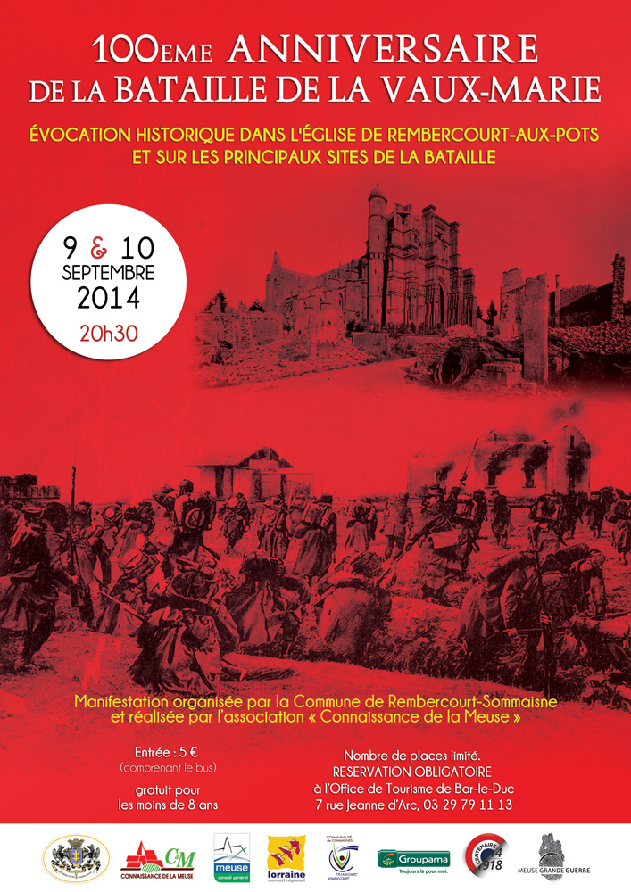 Evocation historique de la Bataille de la Vaux-Marie, au JT TF1, le 12 sept.