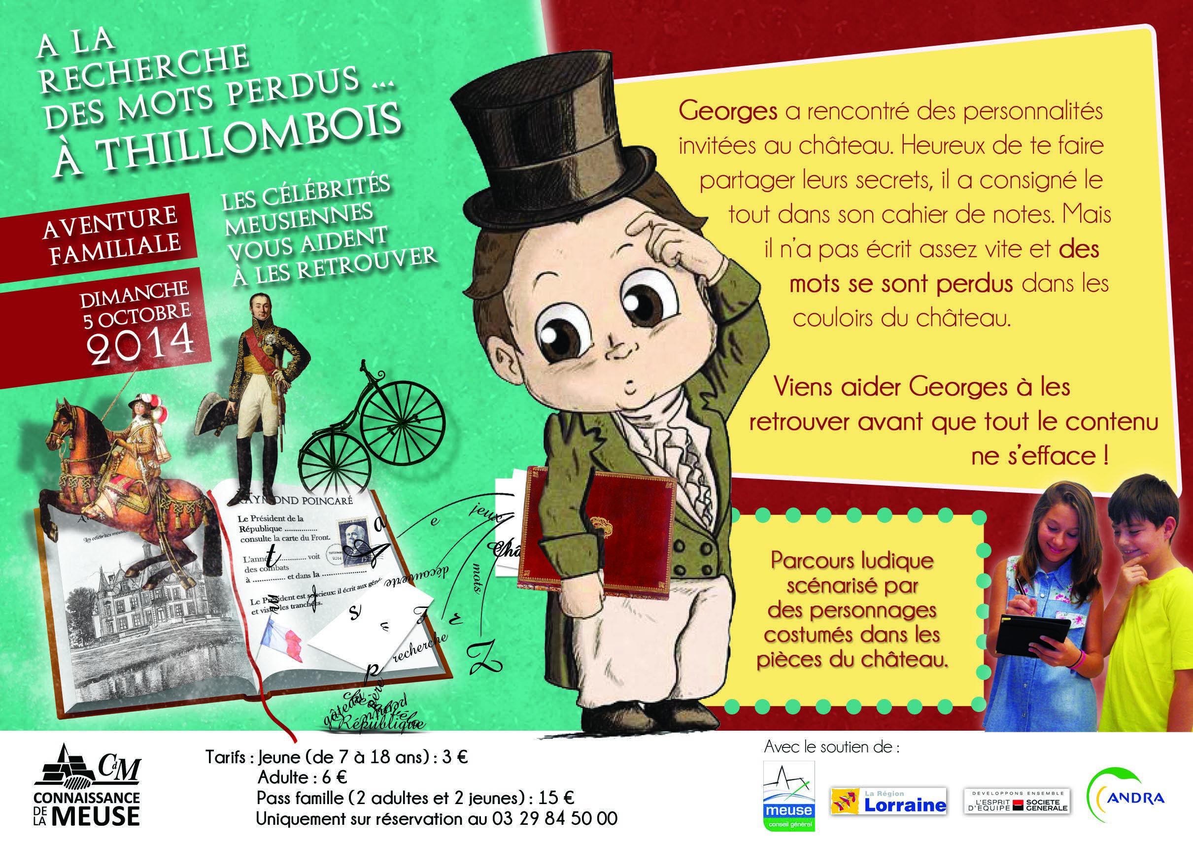 Succès pour le parcours ludique au château de Thillombois, dimanche 5 octobre 2014