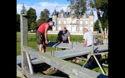 Les bénévoles montent la garde…