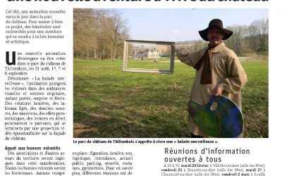 Une nouvelle aventure à vivre au château