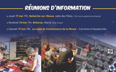 Réunions d’information les 17, 18 et 19 mai prochain