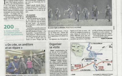 Revue de Presse du 12 juillet « Son et Lumière Verdun… avec toujours le même soucis du détail dans la mise en scène… »