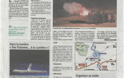 « La Pyrotechnie et les effets sonores jouent un grand rôle dans le spectacle… »
