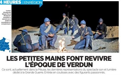Le Parisien Aujourd’hui en FRANCE du dimanche 22 juillet 2018 « Les petites mains font revivre l’époque de Verdun »