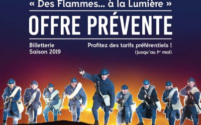 La billetterie au tarif prévente se termine le 30 avril 2019 !