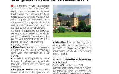 Partez à la découverte du Patrimoine Meusien