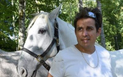 Lorenzo et ses chevaux sont bien arrivés au château de Thillombois. Jean-Noel PORTMANN