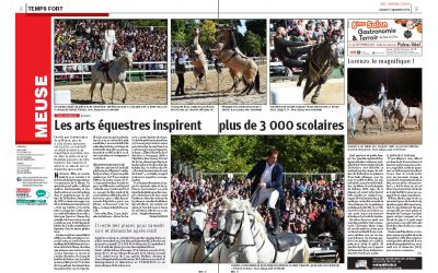 Invités par Connaissance de la Meuse plus de 3 000 élèves meusiens ont assisté au spectacle