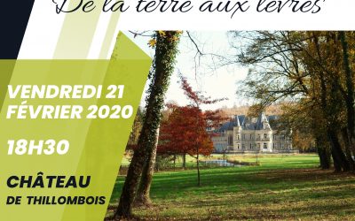 Conférence « De la terre aux lèvres » vendredi 21 février 2020