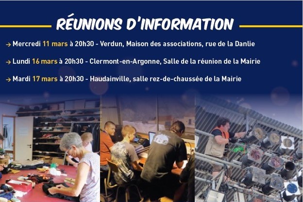 Dates des réunions d’information – recrutement bénévoles « Des Flammes à la Lumière » 2020