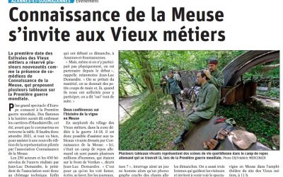 Connaissance de la Meuse s’invite aux vieux métiers