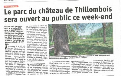 Le grand public aura la possibilité de découvrir ou redécouvrir le parc du château de Thillombois.