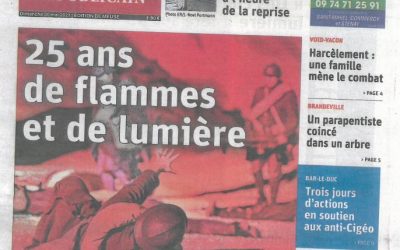 25 ans de flammes et de lumière ! L’événement-spectacle  Des Flammes à la lumière sera joué sur huit dates au mois de juillet.  Un spectacle d’1 h 20 truffé de nouveautés pour rendre l’expérience encore plus intense.