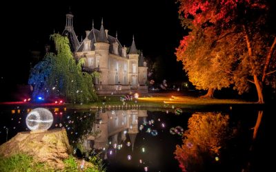 Déambulation dans le parc à la découverte d’ambiance visuelles et sonores surprenantes. Les 17/18 et 24/25 septembre 2021.