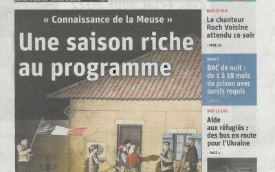 Connaissance de la Meuse rempile avec éclat pour  2022