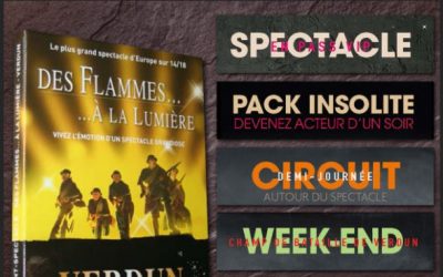Découvrez les offres Premium autour du spectacle ! circuit demi-journée, pack insolite, pass vip, we prestige, we champ de bataille..
