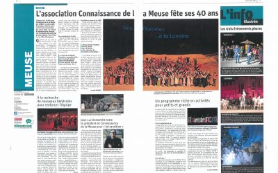 L’heure est à la fête pour Connaissance de la Meuse qui célèbre sa 40e année d’existence.