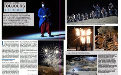 REPORTAGE « Des flammes à la lumière toujours LE FEU SACRE »