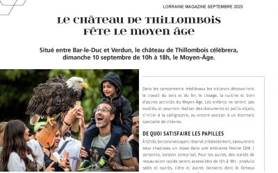 Chevaliers et saltimbanques au château de Thillombois