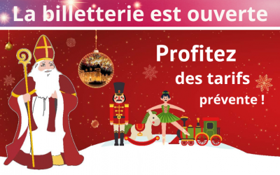 La billetterie en ligne est ouverte !