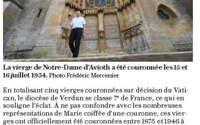 Avioth ● Une conférence et une exposition sur les vierges couronnées ce dimanche 15 octobre