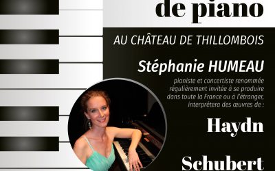Récital de piano au château de Thillombois