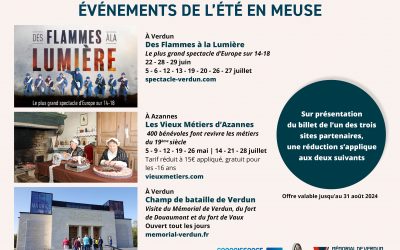 Saison 2024 Evénements de l’été en Meuse