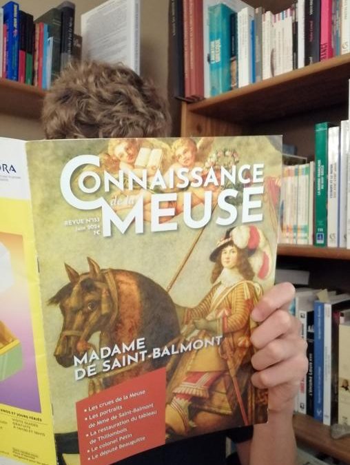Mme de Saint-Balmont à la Une de la revue Connaissance de la Meuse