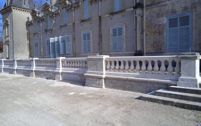 Une nouvelle balustrade a été inaugurée au château