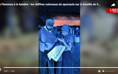 Les chiffres colossaux du spectacle sur la bataille de Verdun – En vidéo (1min21)